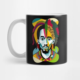 Abstract Rasta Man Mug